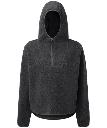 TriDri Women's TriDri® sherpa ¼ zip hoodie Charcoal