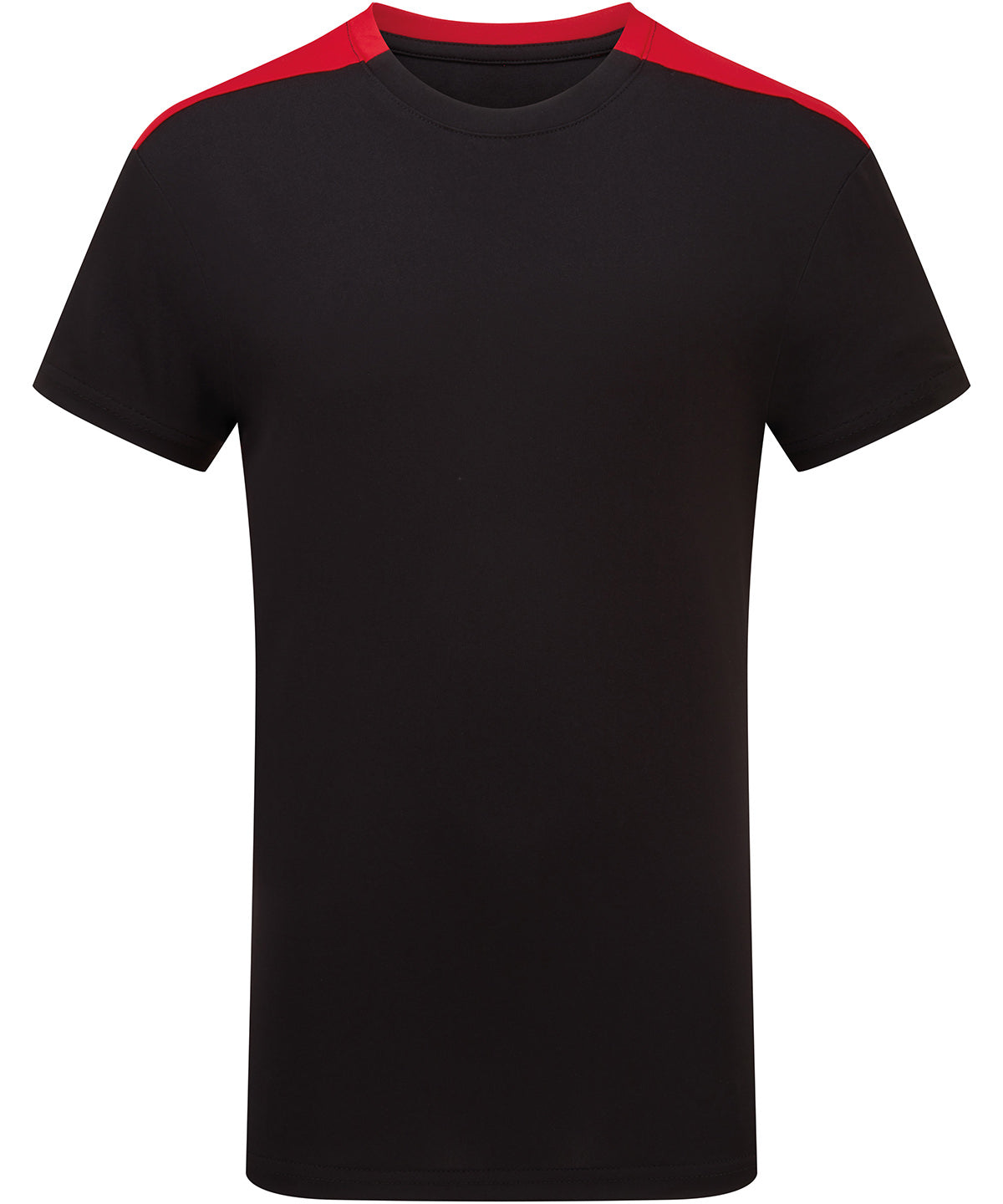 TriDri Kids TriDri® contrast performance t-shirt Black/Fire Red