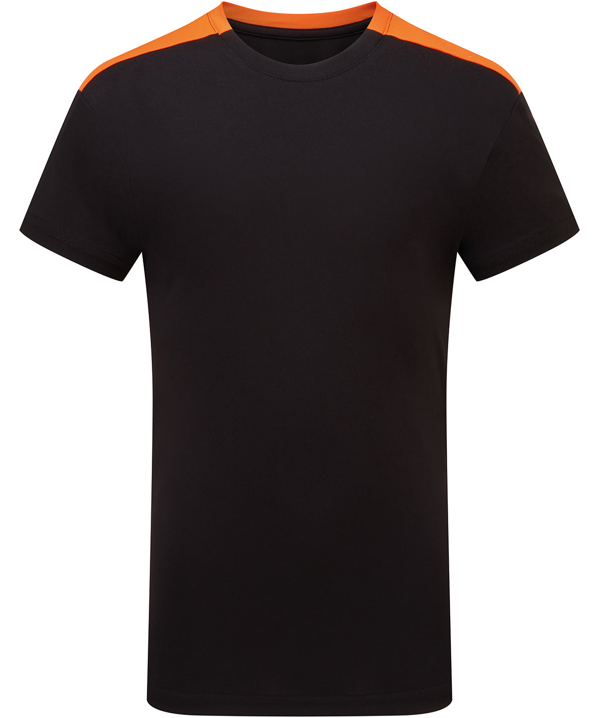TriDri Kids TriDri® contrast performance t-shirt Black/Orange