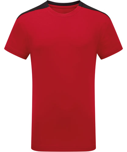 TriDri Kids TriDri® contrast performance t-shirt Fire Red/Black