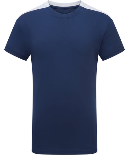 TriDri Kids TriDri® contrast performance t-shirt Navy/White