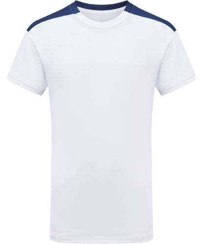 TriDri Kids TriDri® contrast performance t-shirt White/Navy