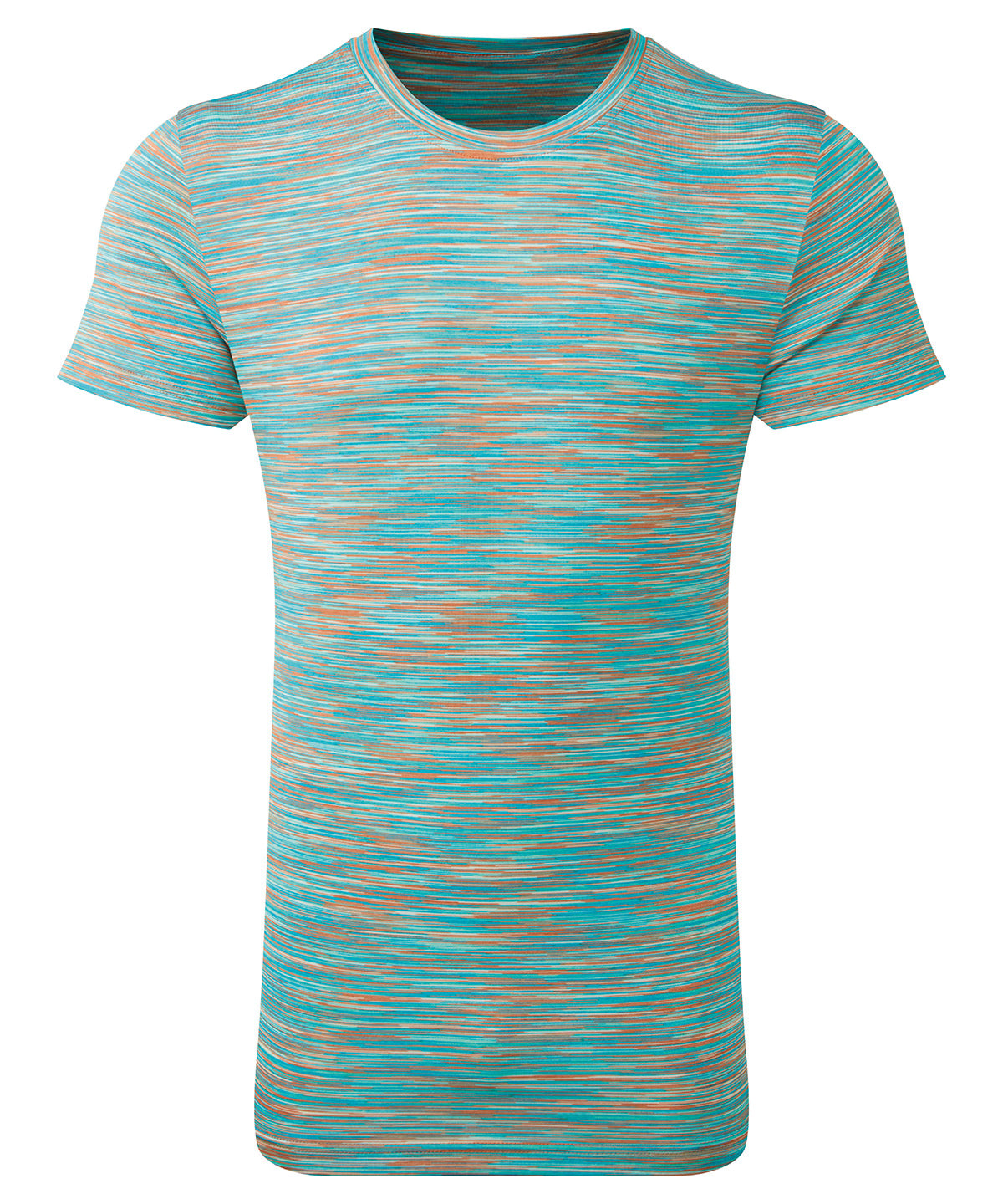 TriDri Tridri® space dye performance t-shirt Orange/Mint