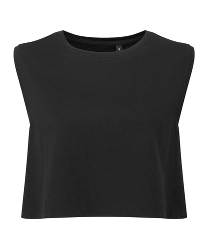 TriDri Women's TriDri® organic crop tank Black