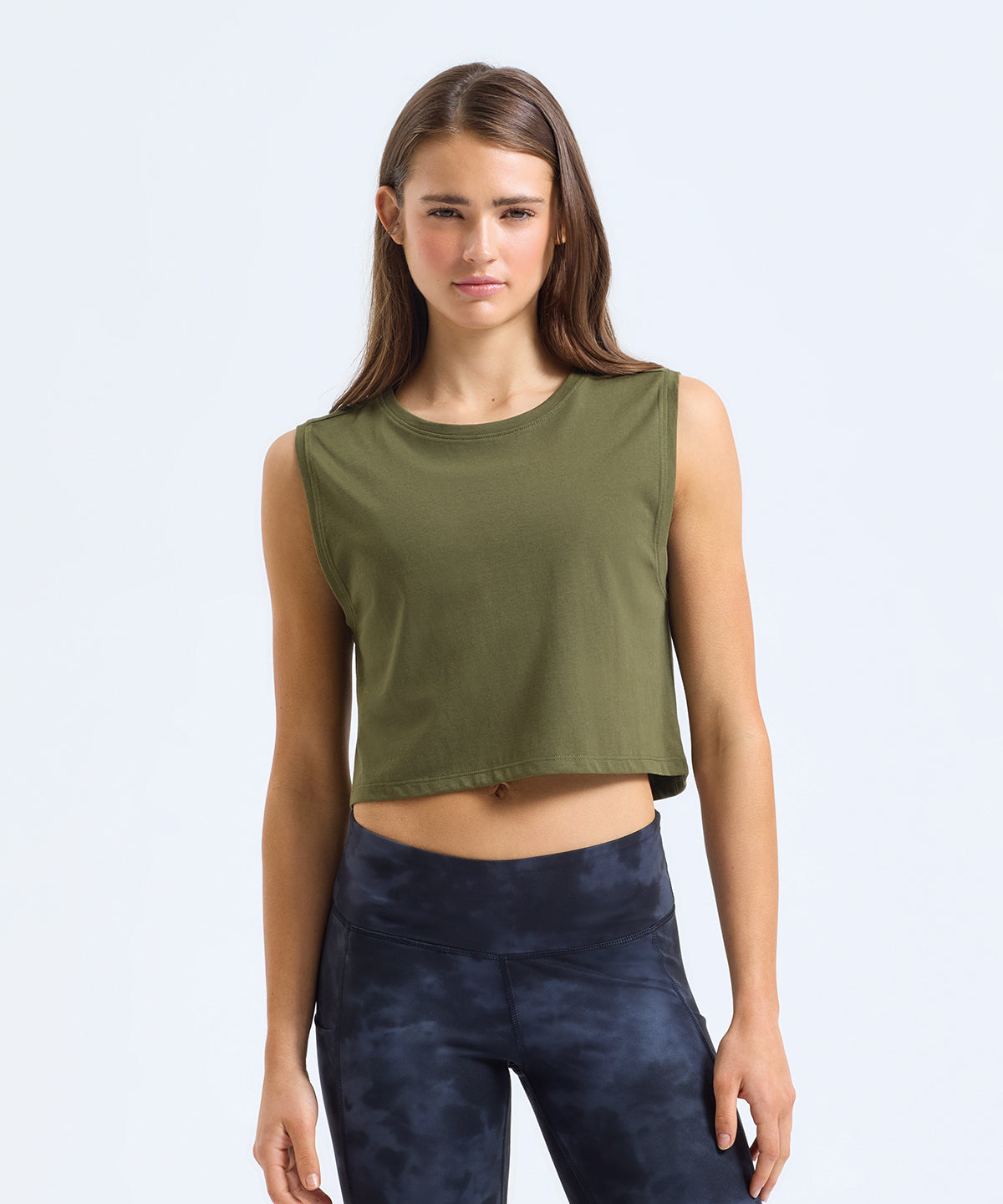 TriDri Women's TriDri® organic crop tank Black