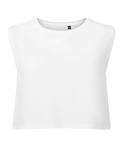 TriDri Women's TriDri® organic crop tank White
