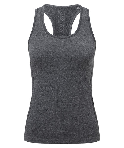 TriDri Women's TriDri® seamless 3D fit" multi-sport sculpt vest" Black Melange