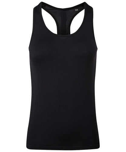 TriDri Women's TriDri® seamless 3D fit" multi-sport sculpt vest" Black Melange
