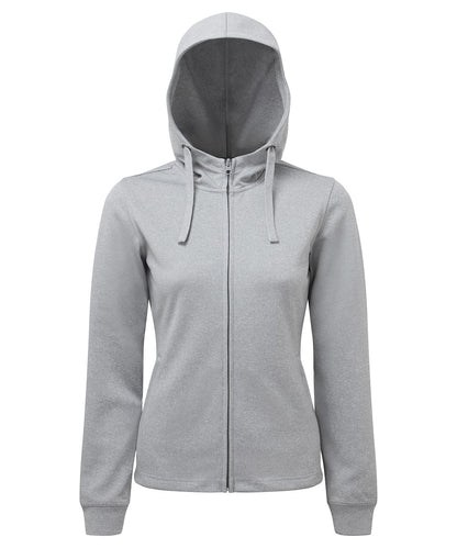 TriDri Women's TriDri® spun dyed full-zip hoodie Grey Melange