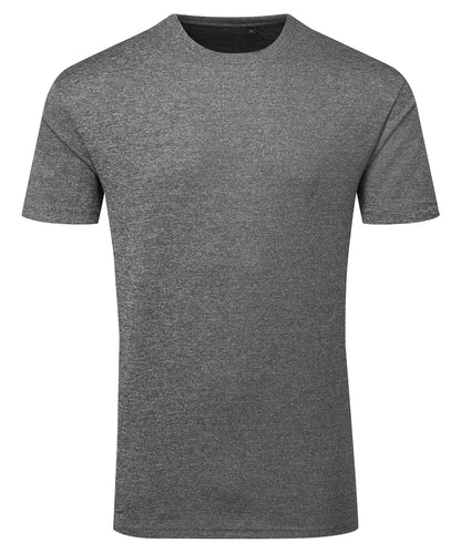TriDri Tridri® ion-charge recycled textured tee Black Melange