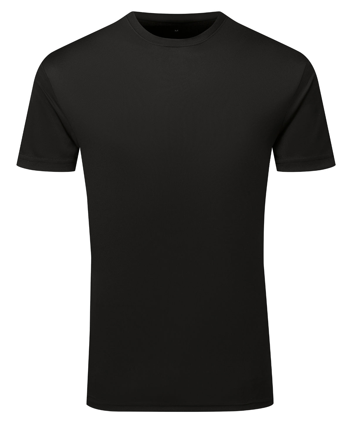 TriDri Tridri® ion-charge recycled textured tee Black
