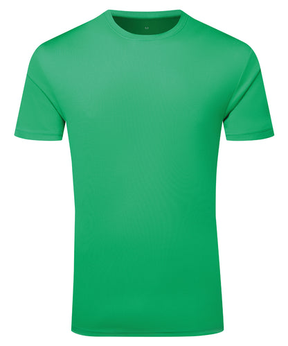 TriDri Tridri® ion-charge recycled textured tee Bright Kelly