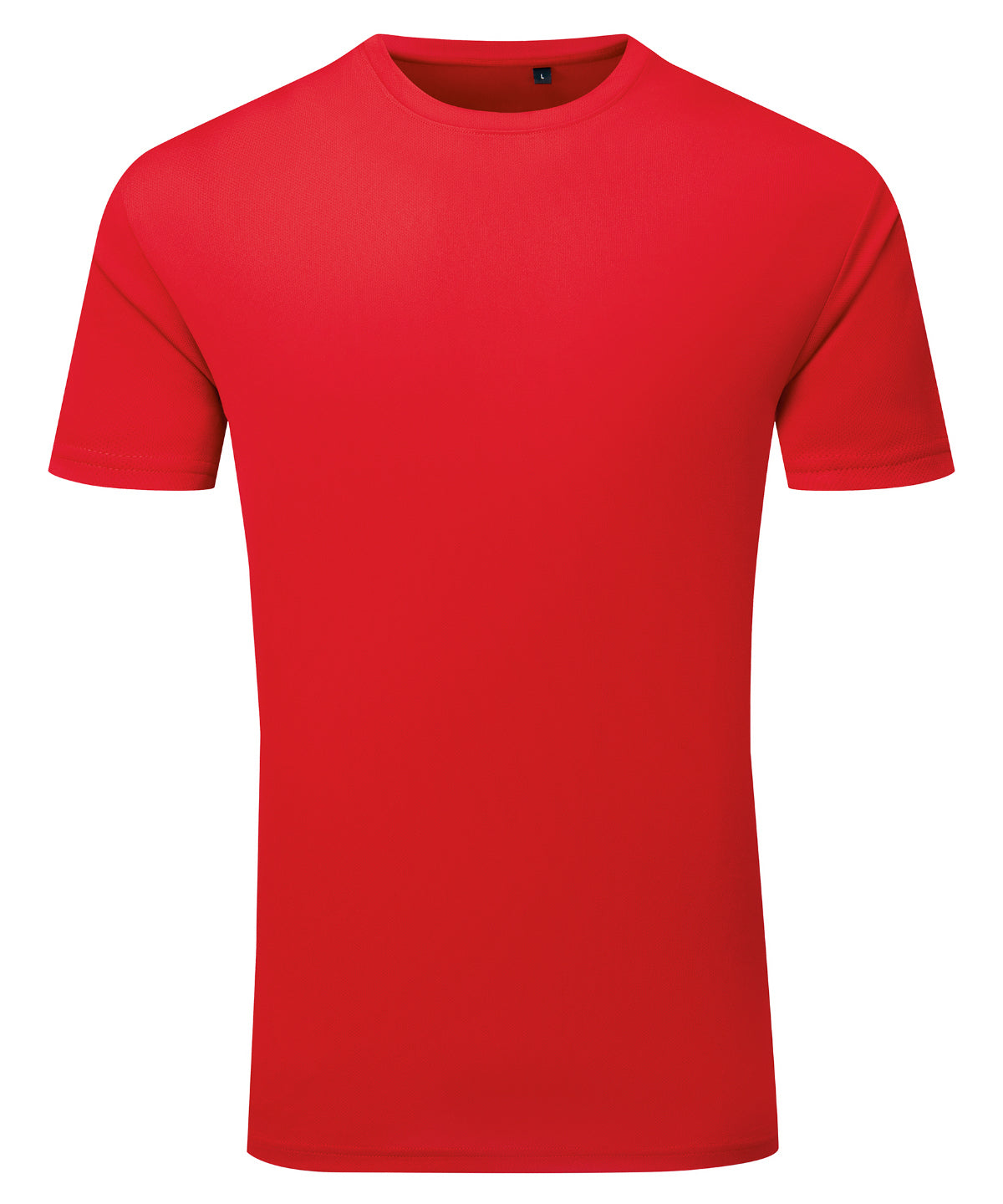 TriDri Tridri® ion-charge recycled textured tee Fire Red