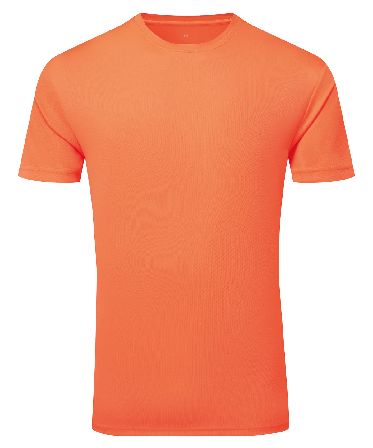 TriDri Tridri® ion-charge recycled textured tee Lightning Orange