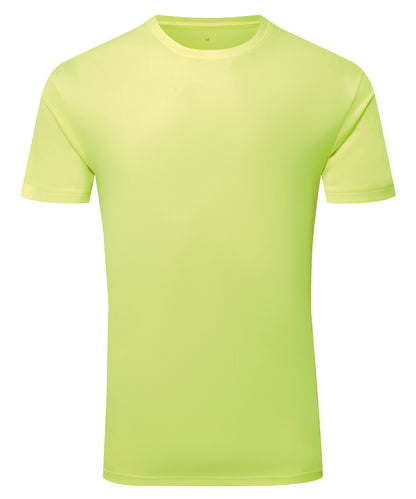 TriDri Tridri® ion-charge recycled textured tee Lightning Yellow