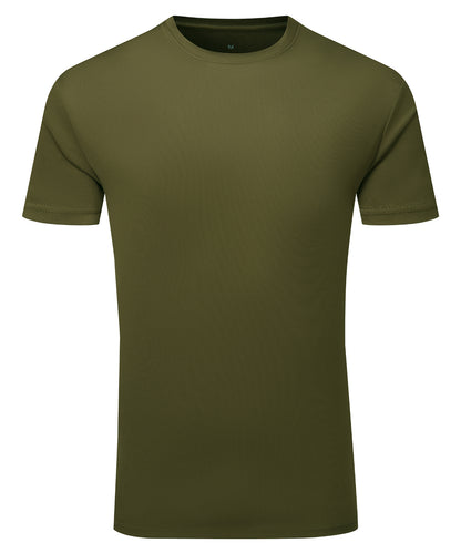 TriDri Tridri® ion-charge recycled textured tee Olive