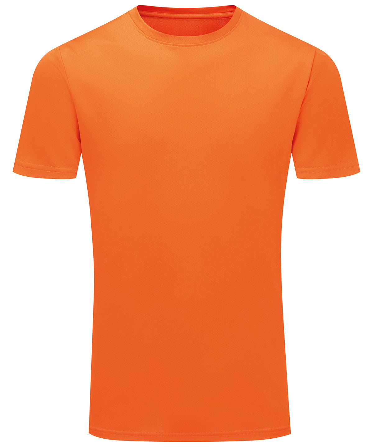 TriDri Tridri® ion-charge recycled textured tee Orange