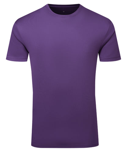 TriDri Tridri® ion-charge recycled textured tee Bright Purple