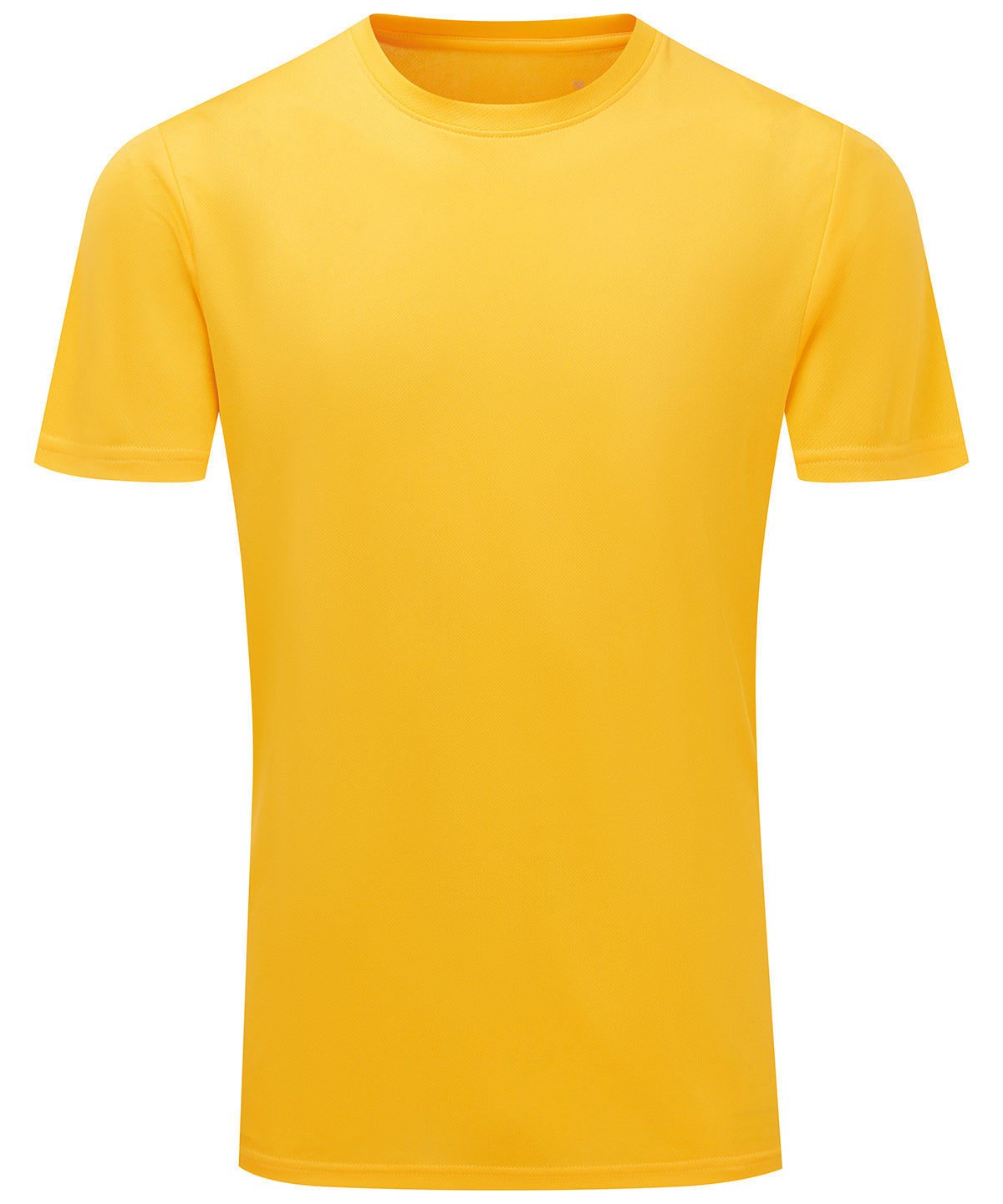 TriDri Tridri® ion-charge recycled textured tee Sun Yellow