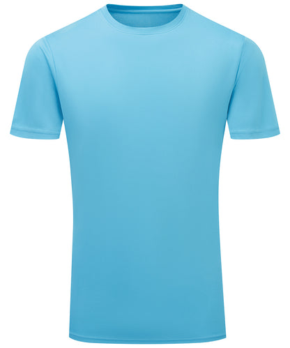 TriDri Tridri® ion-charge recycled textured tee Turquoise