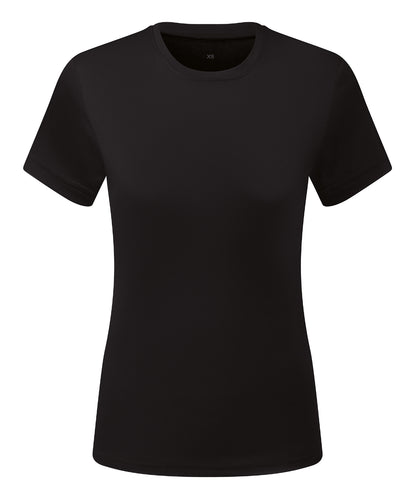 TriDri Women’s TriDri® ion-charge recycled textured tee Black