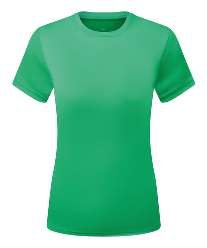 TriDri Women’s TriDri® ion-charge recycled textured tee Bright Kelly