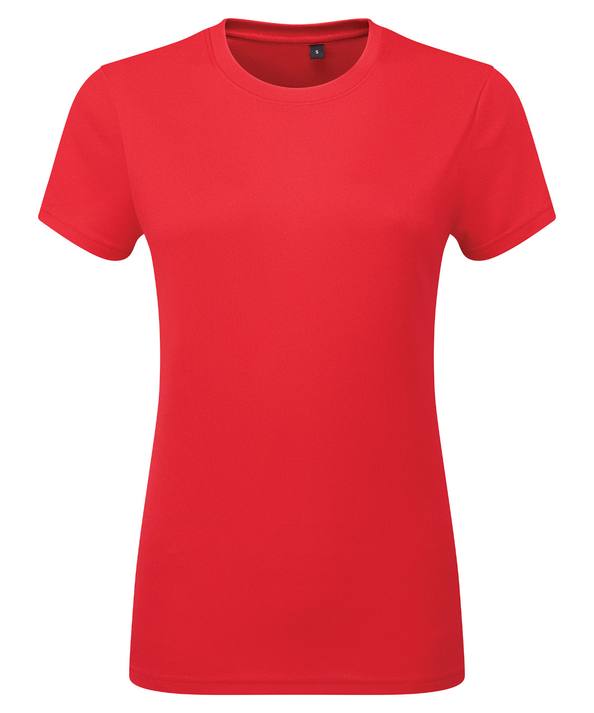 TriDri Women’s TriDri® ion-charge recycled textured tee Fire Red