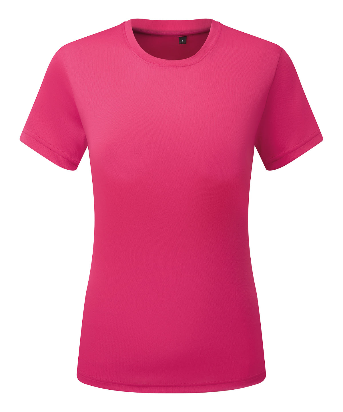 TriDri Women’s TriDri® ion-charge recycled textured tee Hot Pink