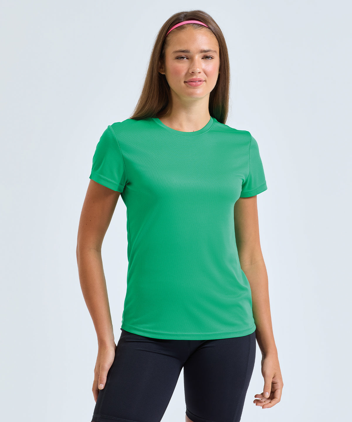 TriDri Women’s TriDri® ion-charge recycled textured tee Black