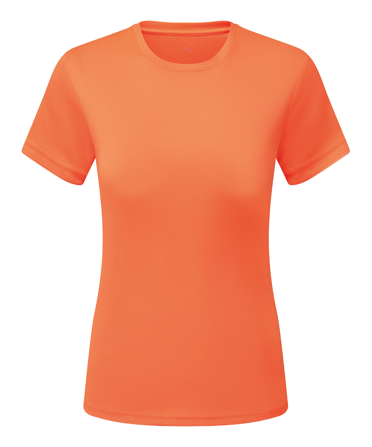 TriDri Women’s TriDri® ion-charge recycled textured tee Lightning Orange