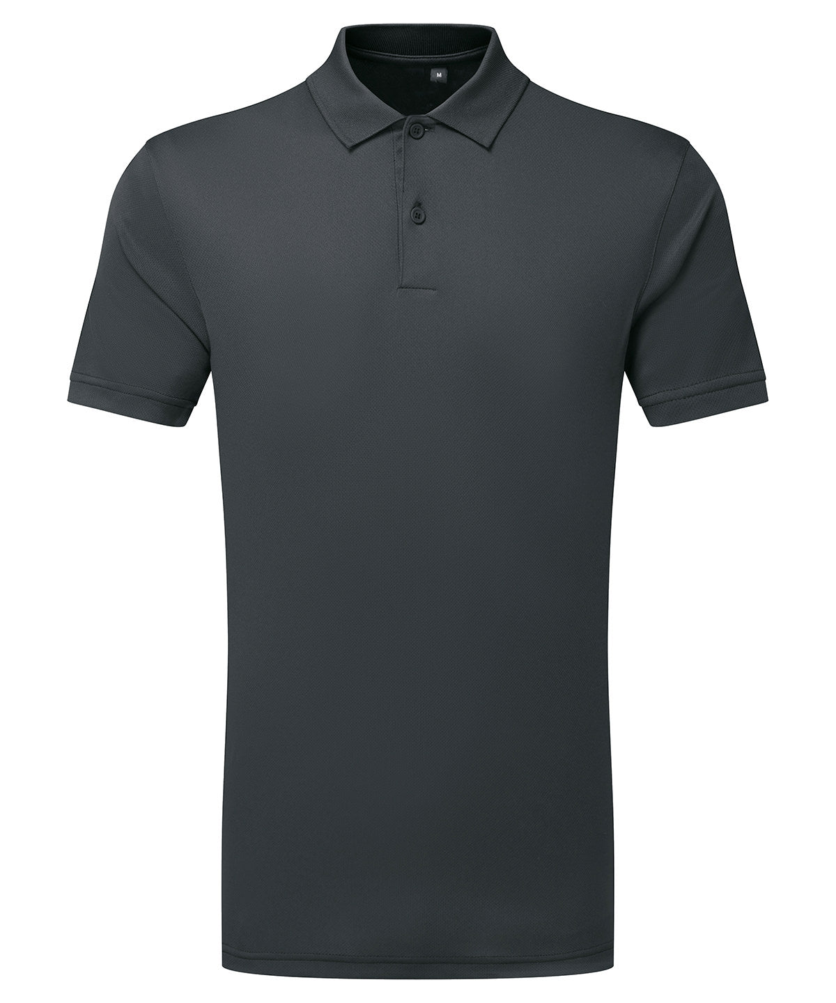 TriDri Tridri® ion-charge panelled polo Charcoal