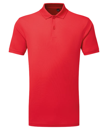 TriDri Tridri® ion-charge panelled polo Fire Red