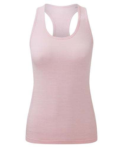 TriDri Women's TriDri® recycled seamless ''3D fit'' multi-sport flex vest Light Pink Melange