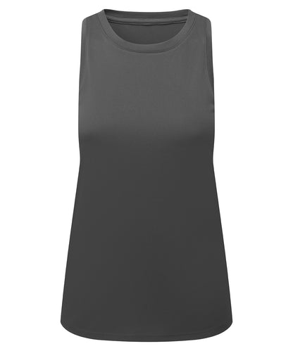 TriDri Women's TriDri ion-charge easy fit tank top Charcoal