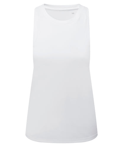 TriDri Women's TriDri ion-charge easy fit tank top White