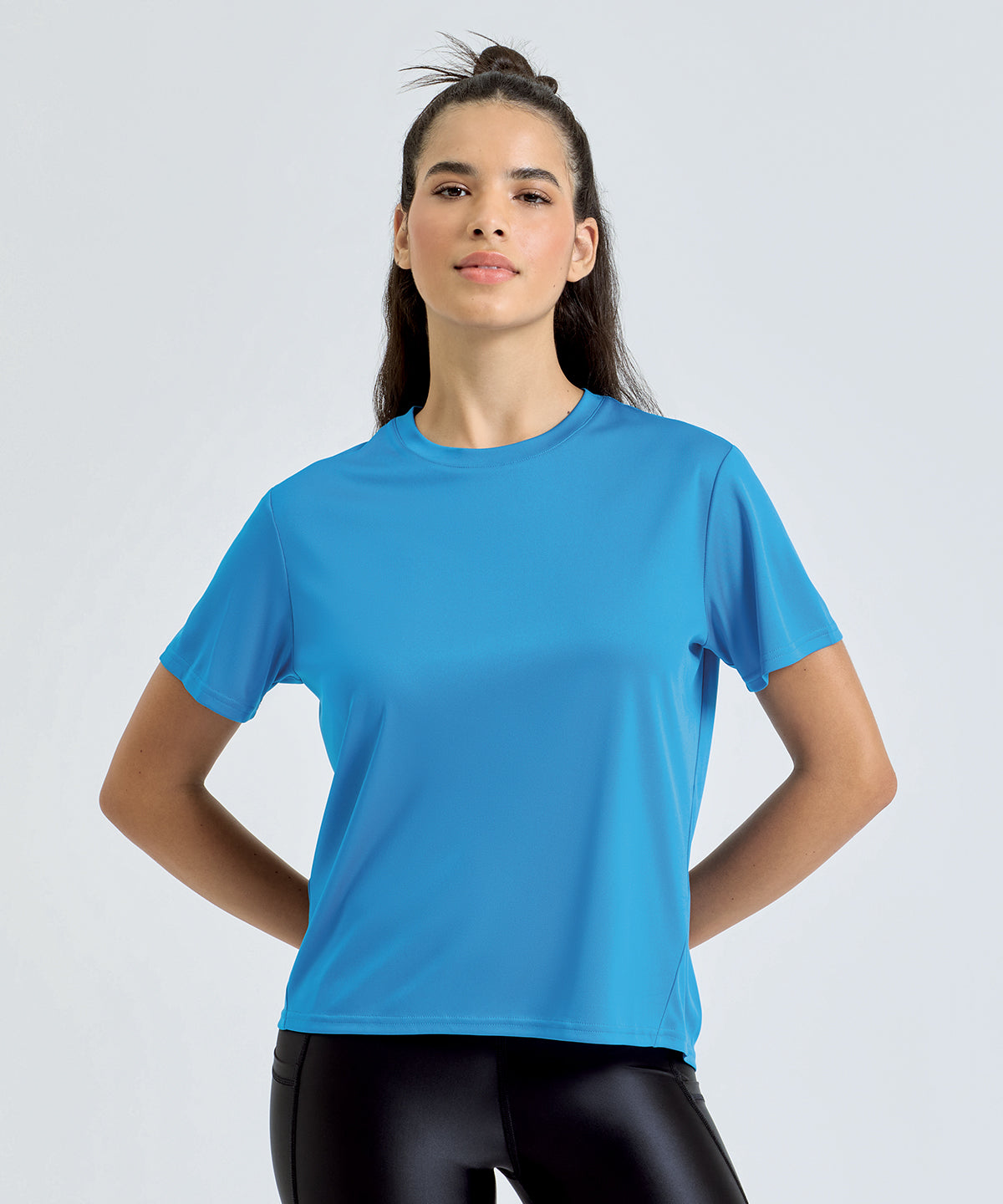 TriDri Women’s TriDri® ion-charge easy fit tee Black