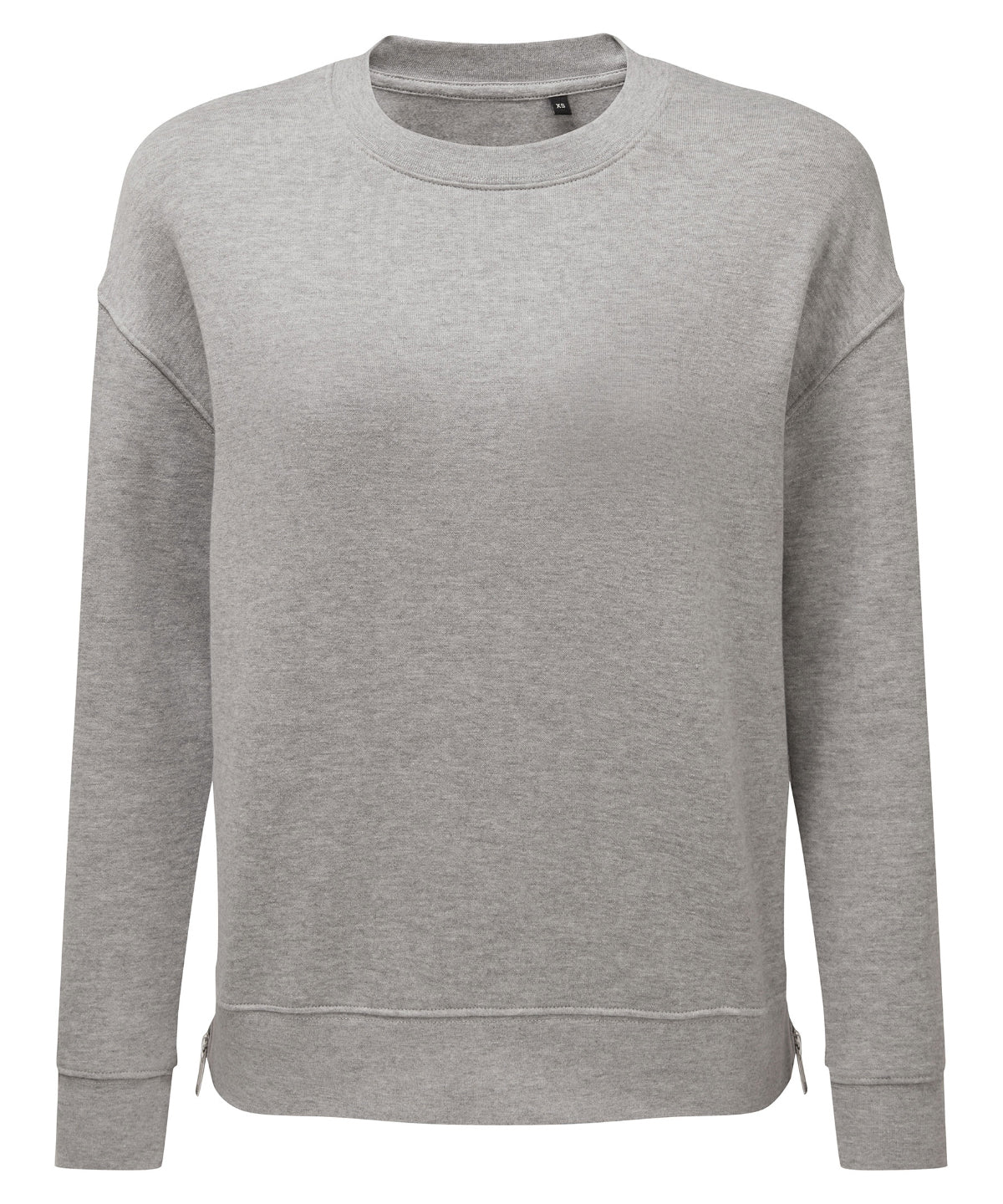 TriDri Women's TriDri® recycled chill zip sweatshirt Heather Grey