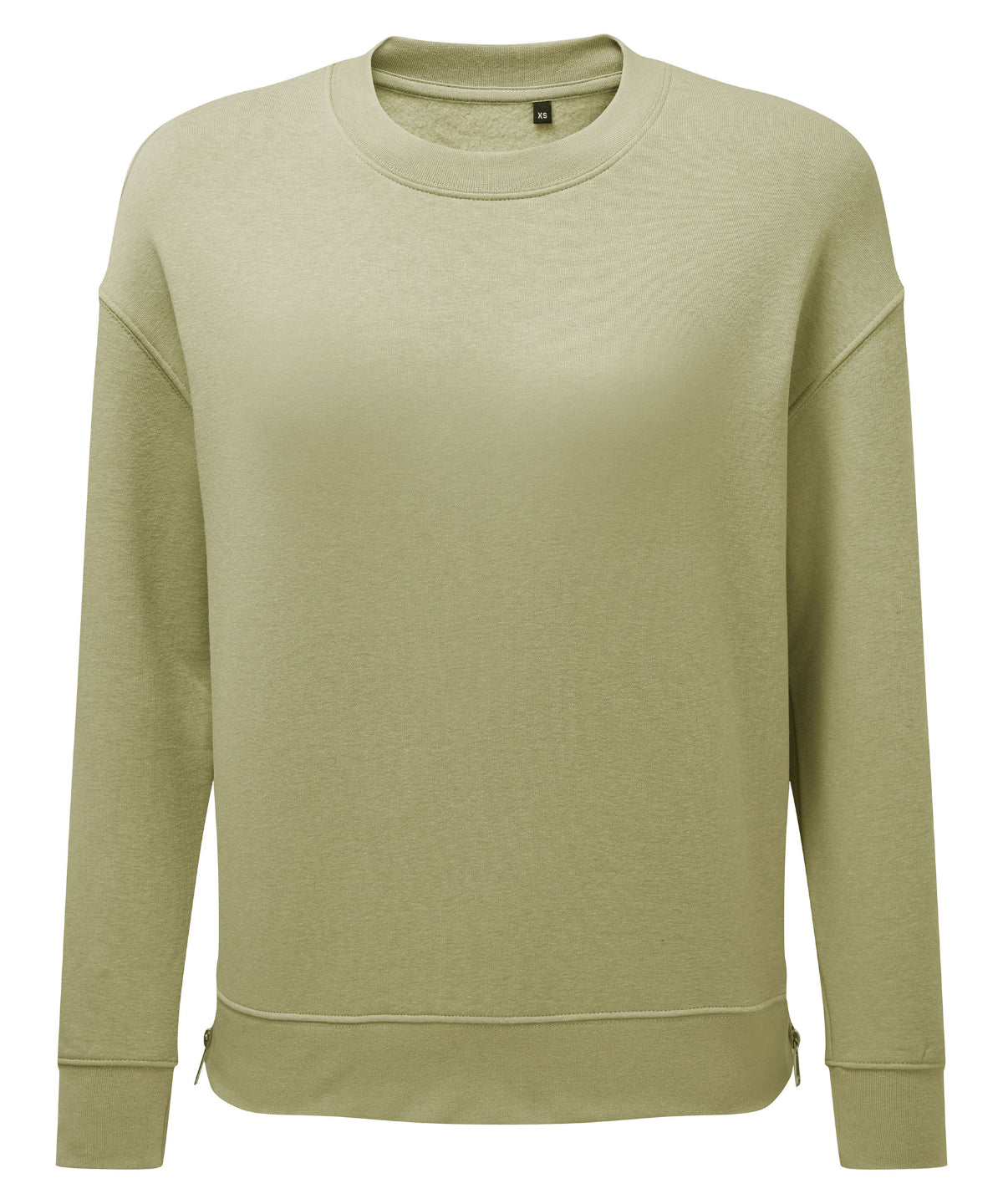 TriDri Women's TriDri® recycled chill zip sweatshirt Sage Green