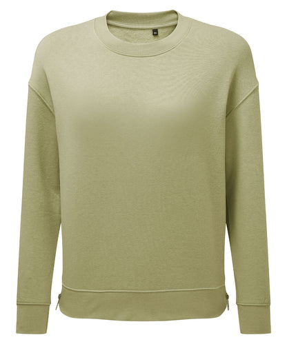 TriDri Women's TriDri® recycled chill zip sweatshirt Sage Green