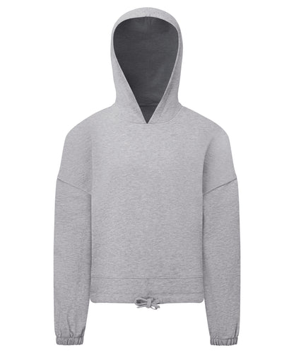 TriDri Kids TriDri® recycled cropped oversize hoodie Heather Grey