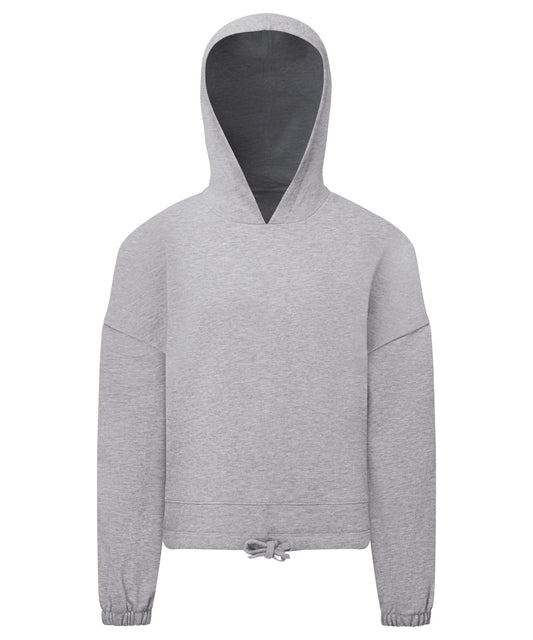 TriDri Kids TriDri® recycled cropped oversize hoodie Heather Grey