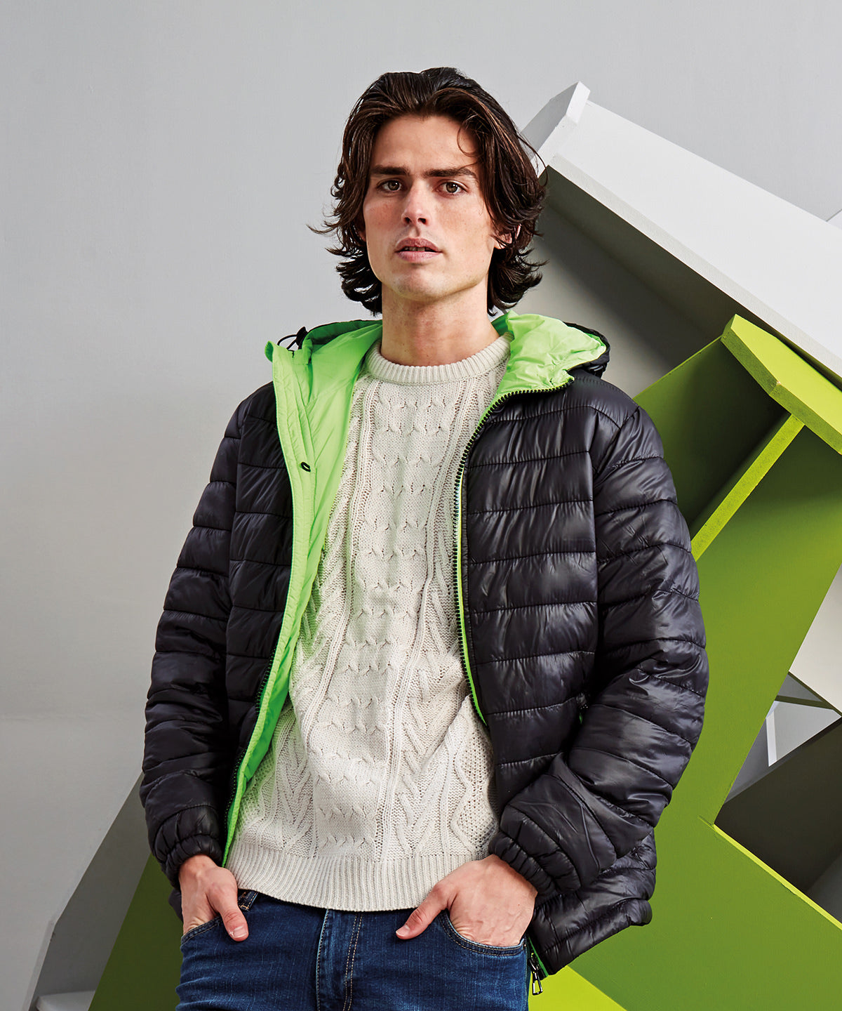 2786 Padded jacket Black/Black