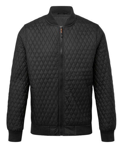 2786 Quilted flight jacket Black