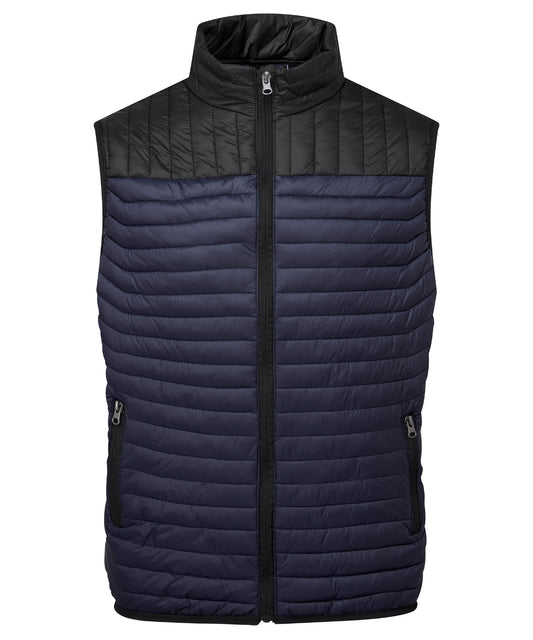 2786 Domain two-tone gilet Navy/Black