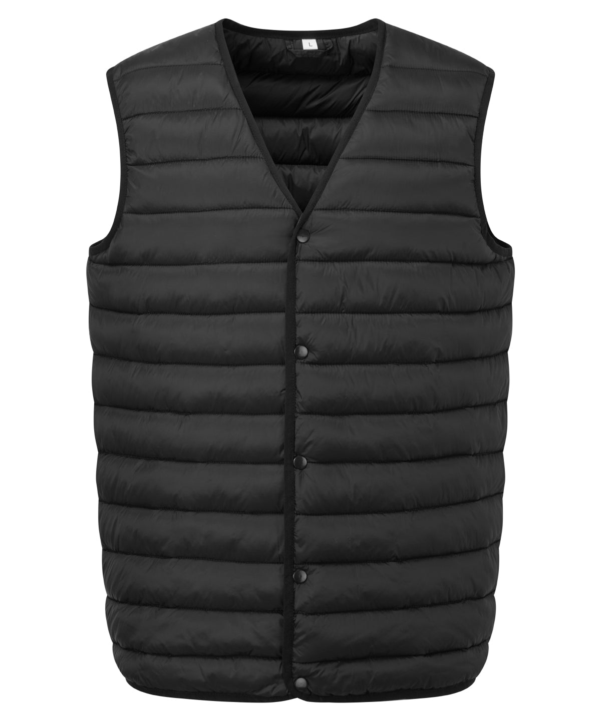 2786 Padded gilet vest Black