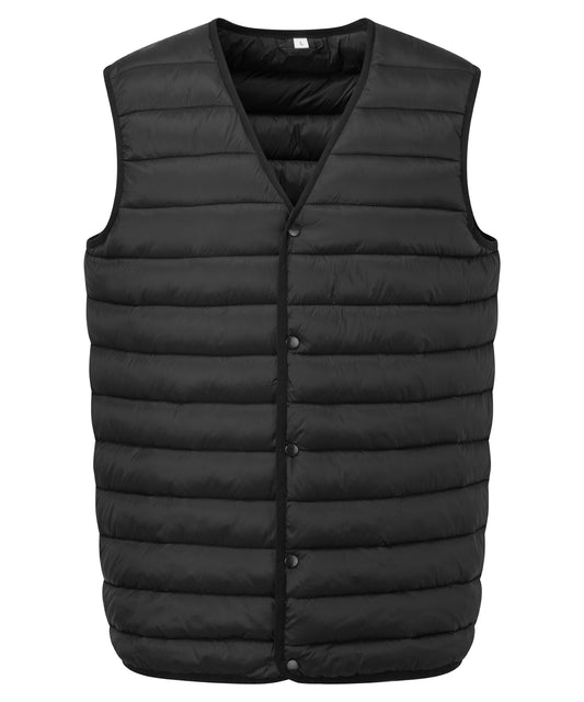 2786 Padded gilet vest Black