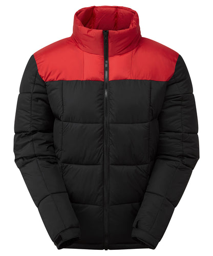 2786 Fourteener box quilt jacket Black/Red