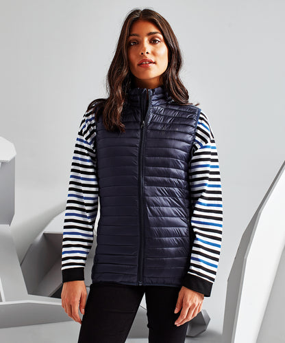 2786 Women's tribe fineline padded gilet Black