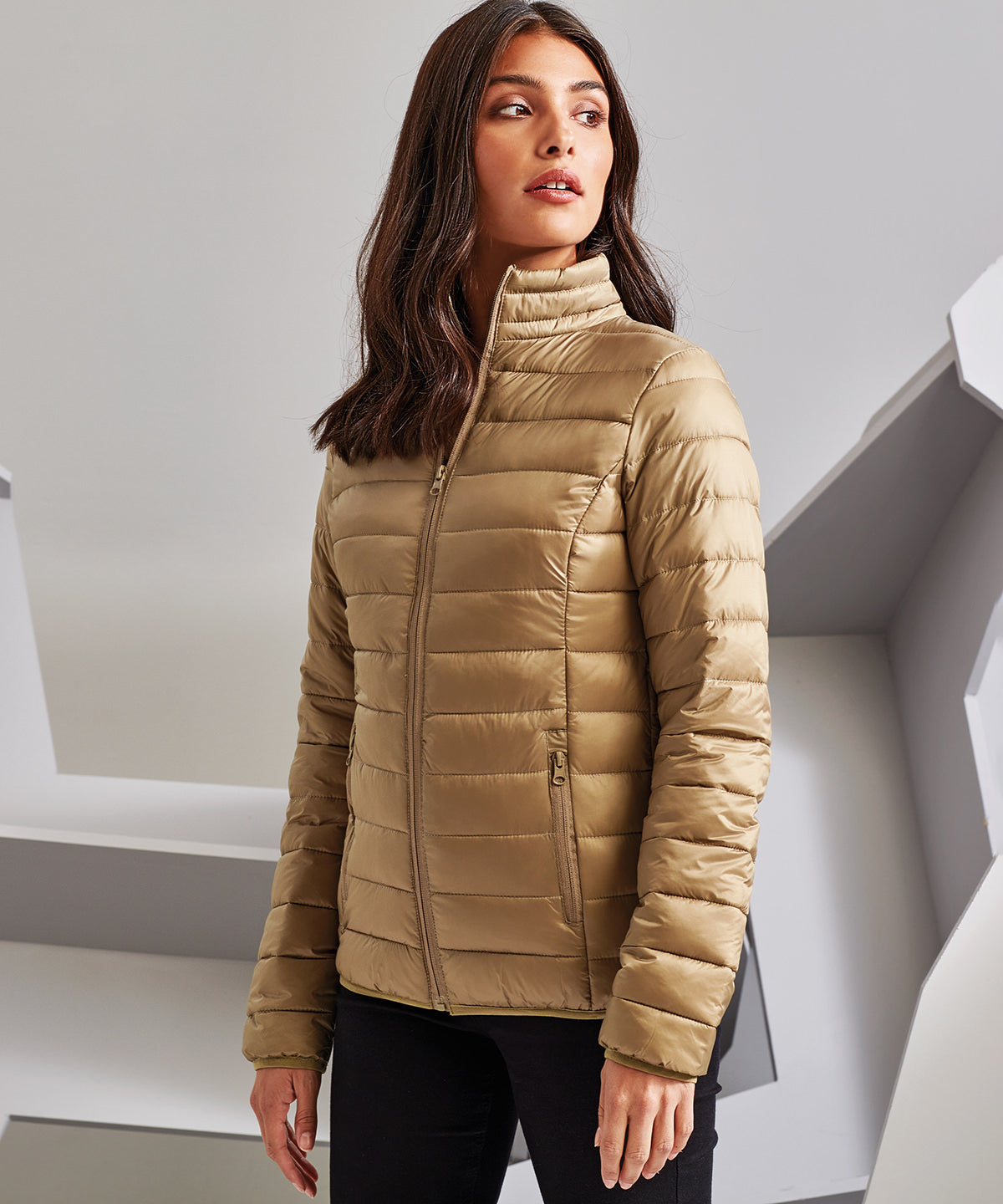 2786 Women's terrain padded jacket Aubergine