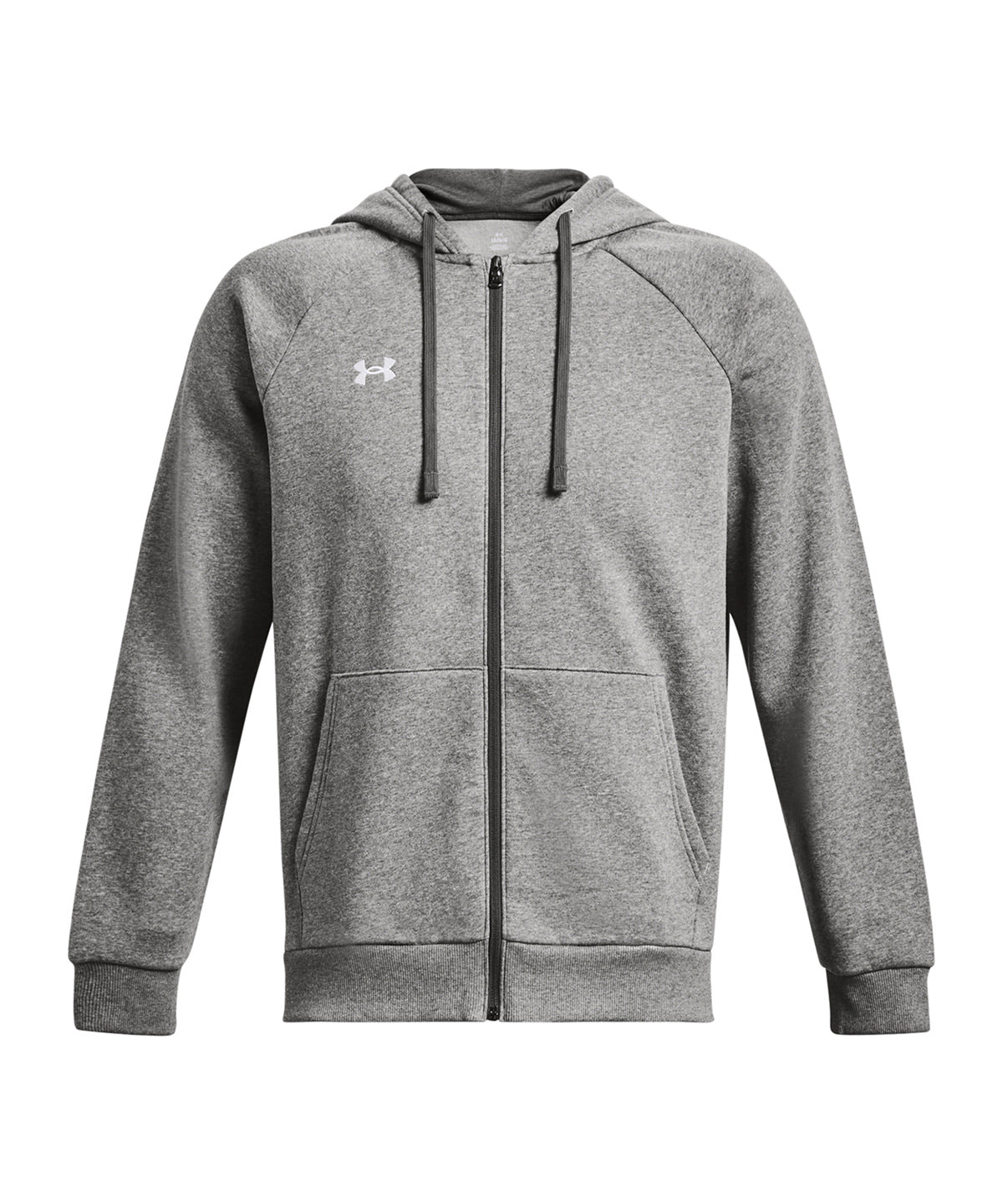 Under Armour Rival fleece full-zip hoodie Castlerock Light Heather